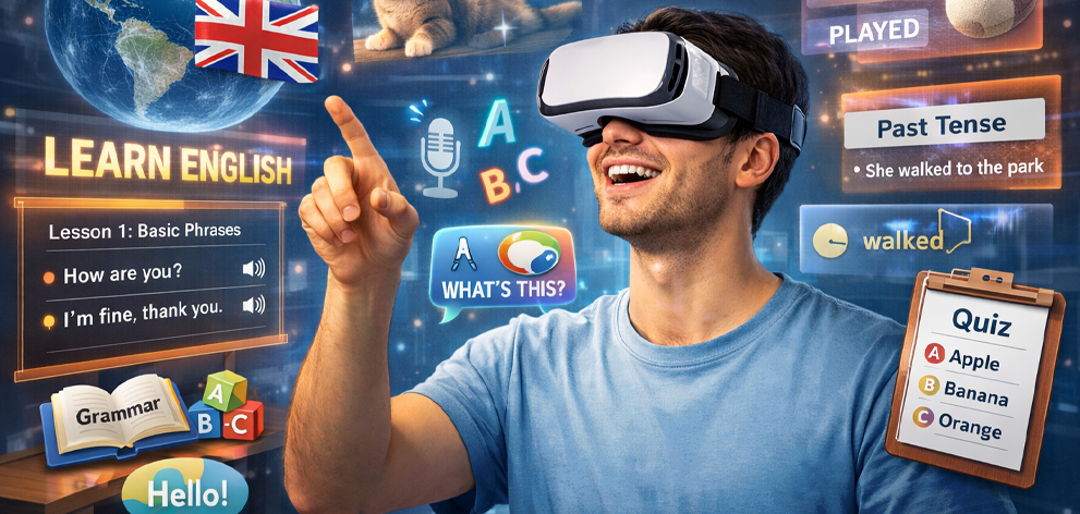 واقعیت مجازی آموزش زبان 2 واقعیت مجازی آموزش زبان 2